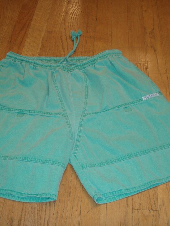 Ocean Pacific Other - vintage 1980s OP Ocean Pacific USA surfer skater green cotton Shorts L 78306-31v
